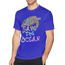 Load image into Gallery viewer, Save The Ocean - Rainbow Turtle T-Shirt